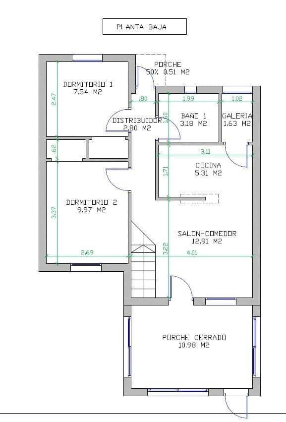 3 sovrum Villa till salu i Los Altos med pool garage - 215 000 € (Ref: 9821626)