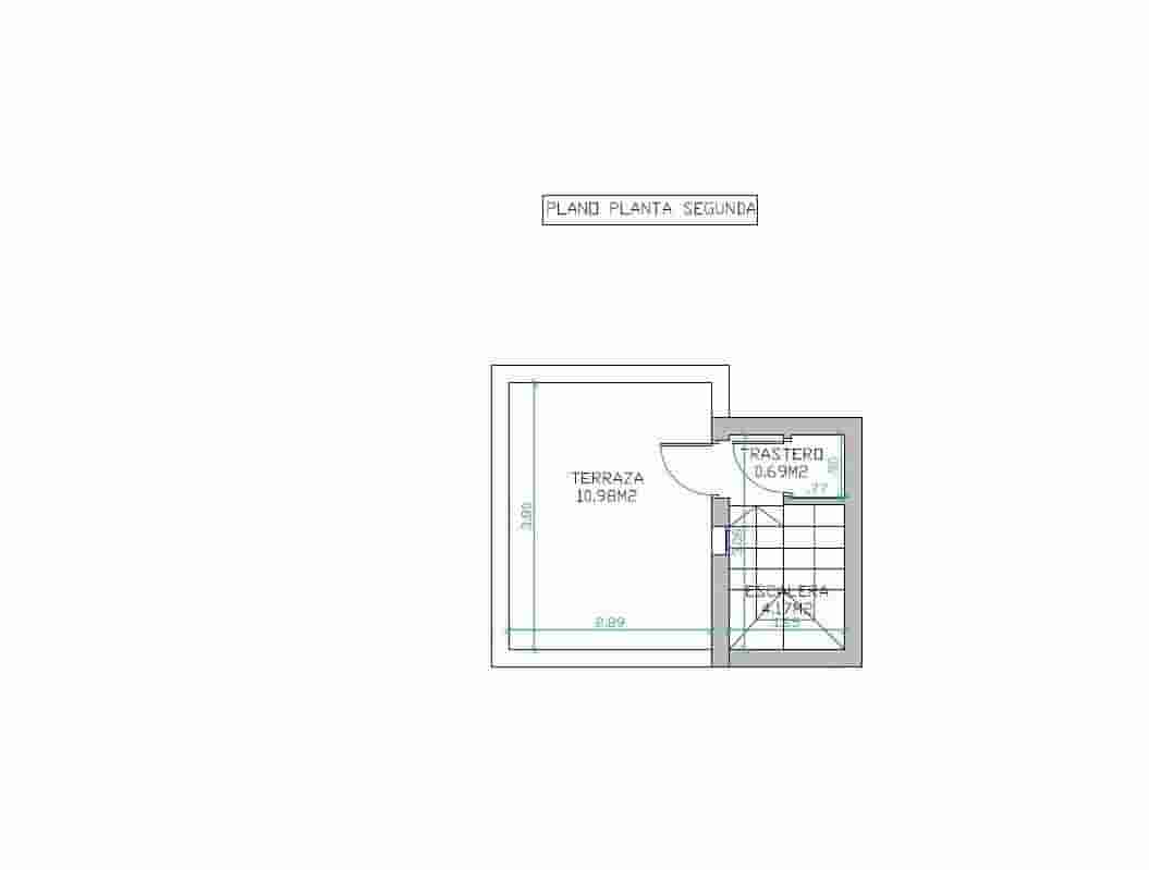 2 makuuhuone Omakotitalo myytävänä paikassa Torrevieja mukana uima-altaan - 175 000 € (Ref: 9866004)
