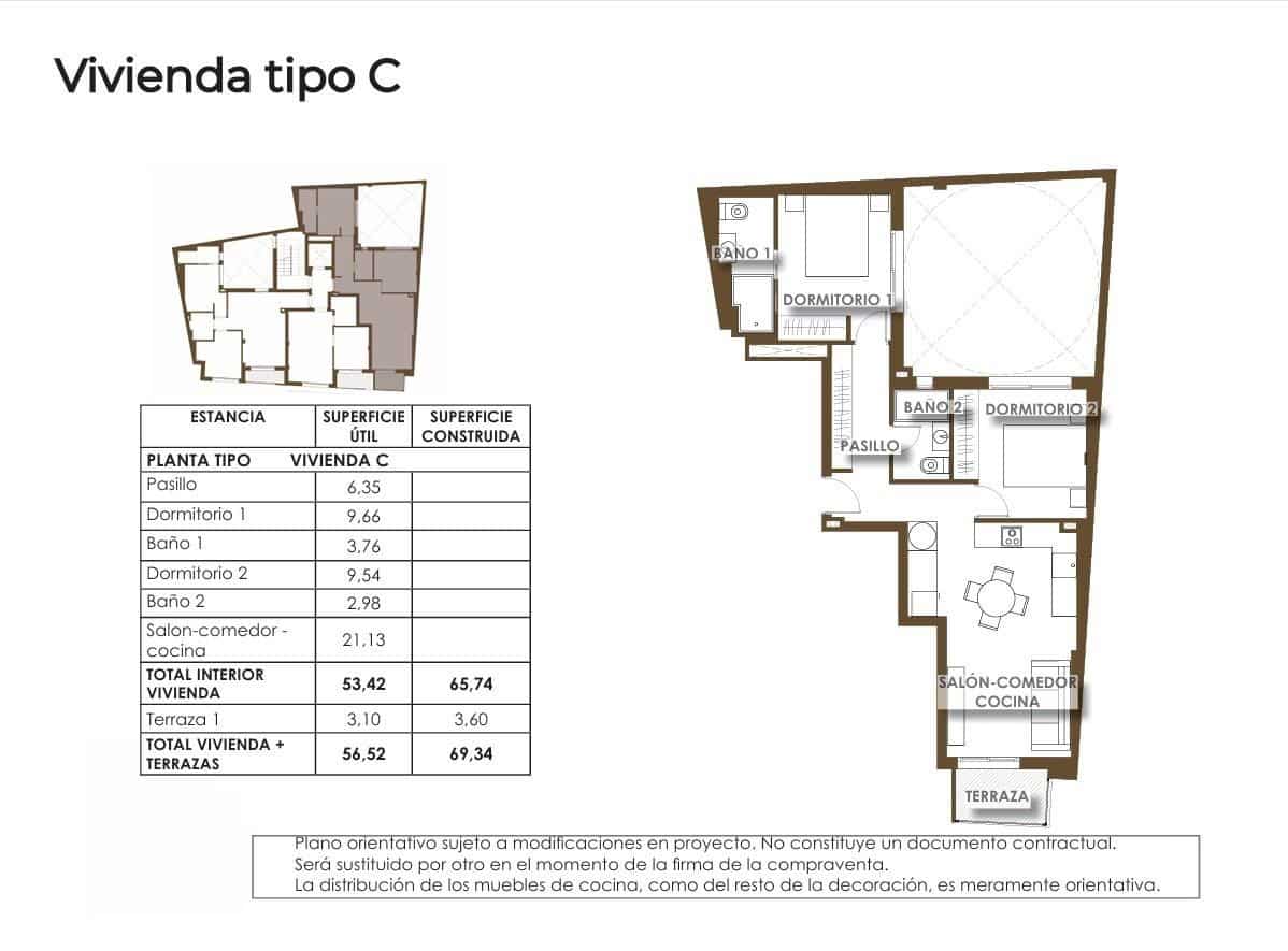 1 chambre Appartement à vendre à Torrevieja - 198 000 € (Ref: 9983366)