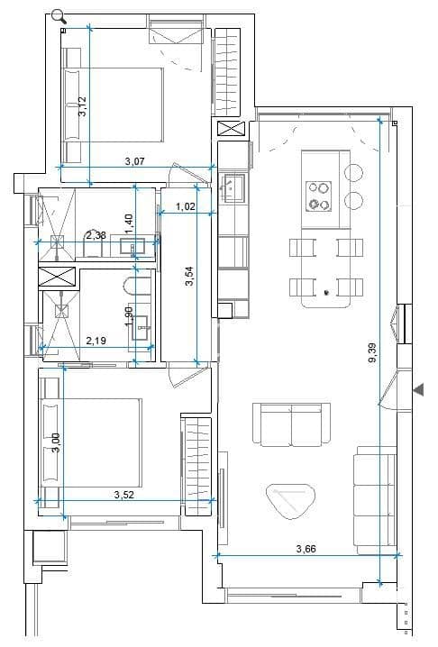 2 soveværelse Lejlighed til salg i Orihuela Costa - € 379.900 (Ref: 9983481)