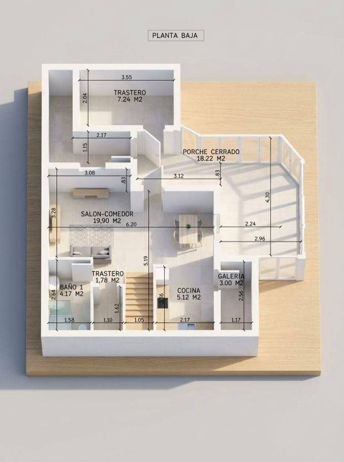 3 sovrum Hus till salu i Orihuela Costa - 290 000 € (Ref: 9983503)