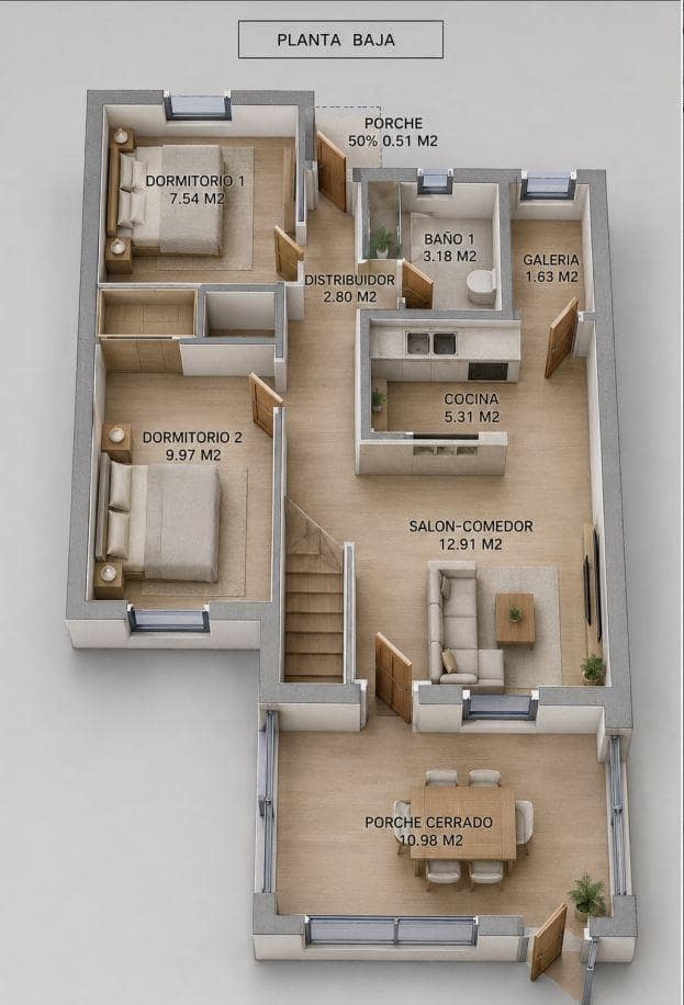 3 bedroom Townhouse for sale in Los Altos - € 199,000 (Ref: 9985962)