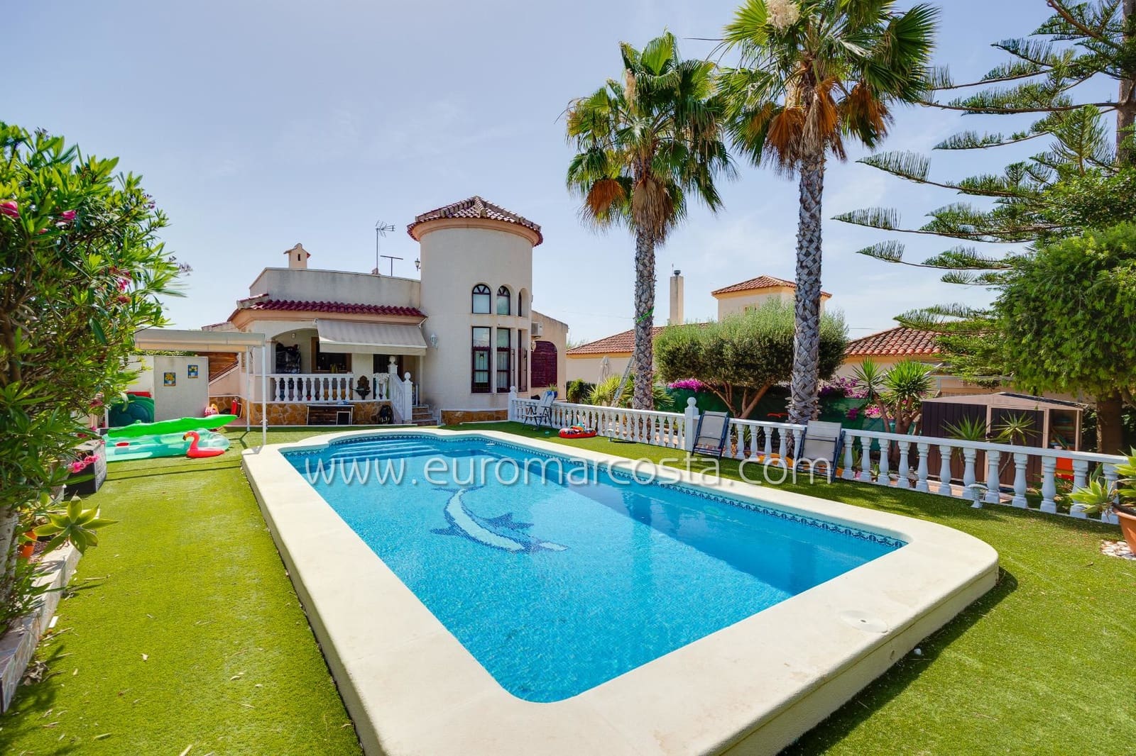 3 sypialnia Willa na sprzedaż w San Fulgencio z basenem garażem - 399 000 € (Ref: 10077291)
