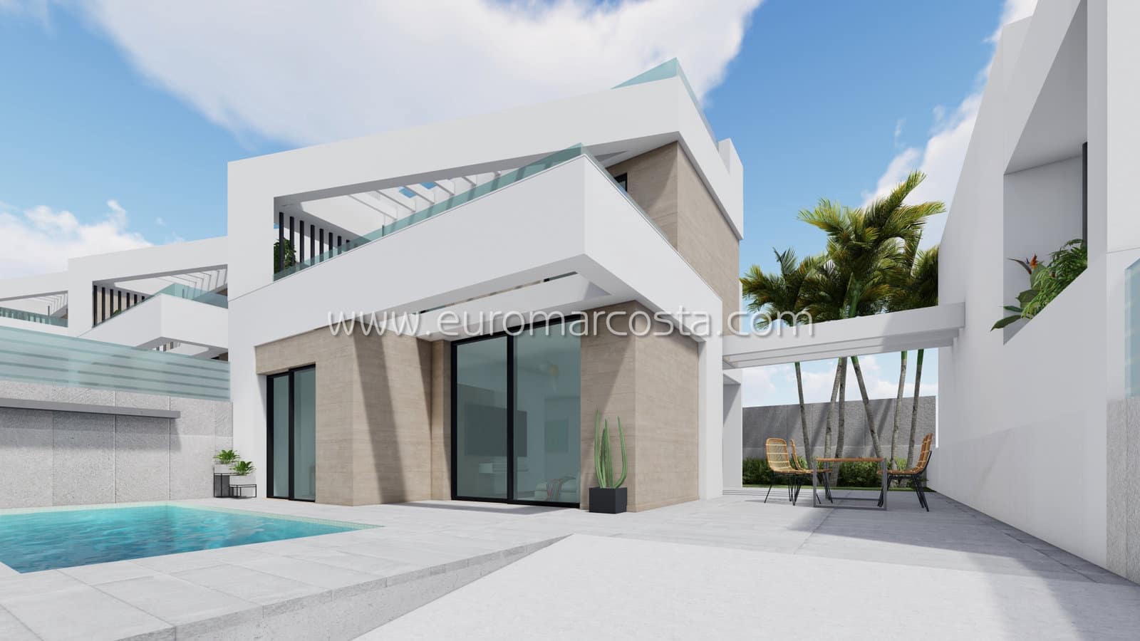 3 sypialnia Willa na sprzedaż w Orihuela Costa z basenem - 399 900 € (Ref: 7241230)
