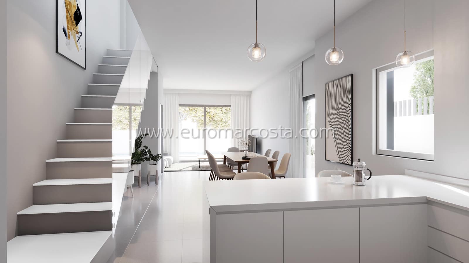 4 soveværelse Rækkehus til salg i Guardamar del Segura med swimmingpool - € 434.500 (Ref: 7350529)