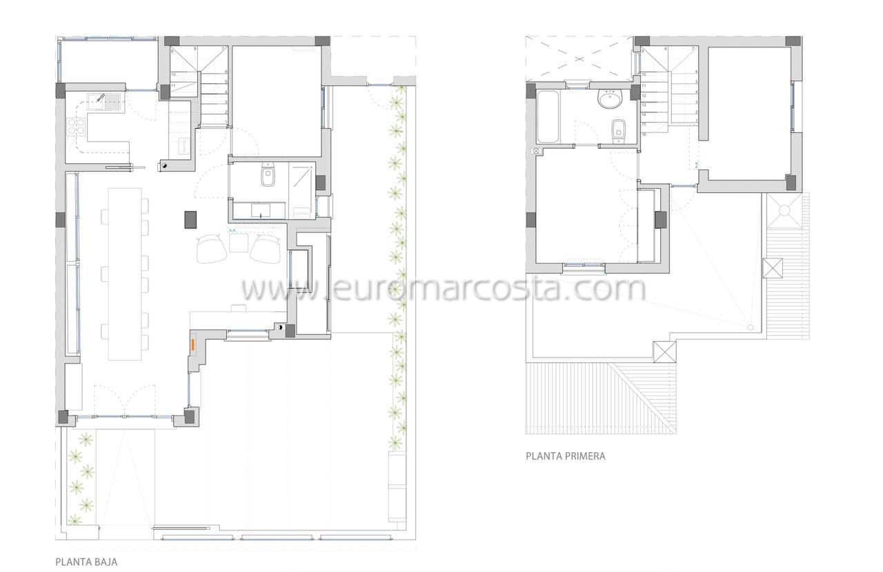 3 sovrum Radhus till salu i Torrevieja med pool - 255 000 € (Ref: 8734679)