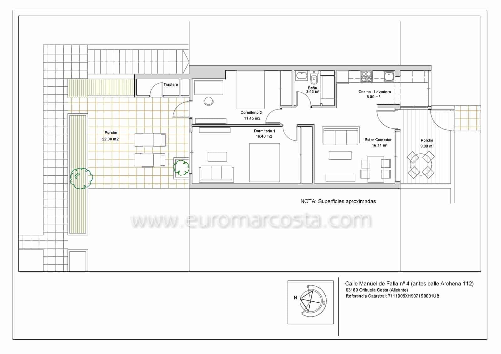 2 soverom Bungalow til salgs i Orihuela Costa - € 199 000 (Ref: 9893214)