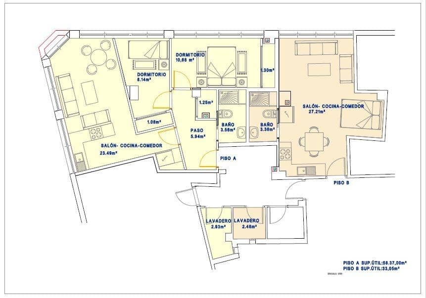 4 quarto Apartamento para venda em Alcantarilla - 75 000 € (Ref: 9679796)