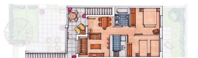 2 makuuhuone Huoneisto myytävänä paikassa Condado de Alhama mukana uima-altaan - 117 500 € (Ref: 9815813)