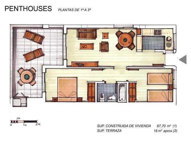 2 slaapkamer Appartement te koop in Condado de Alhama met zwembad - € 119.900 (Ref: 9997095)