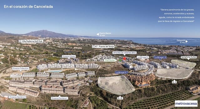 3 sypialnia Apartament na sprzedaż w Cancelada, Estepona z basenem garażem - 535 200 € (Ref: 7729172)