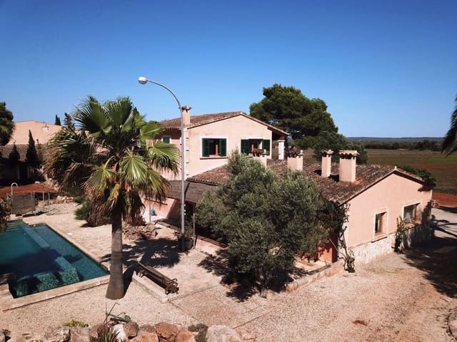 5 chambre Finca/Maison de Campagne à vendre à Sa Rapita / La Rapita, Campos avec piscine garage - 1 900 000 € (Ref: 7586163)