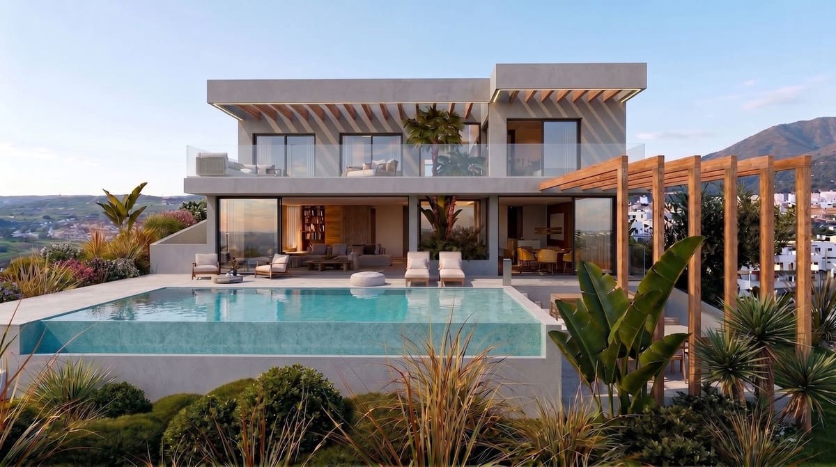 Chalet de 4 habitaciones en Estepona en venta con piscina garaje - 1.495.000 € (Ref: 10182040)
