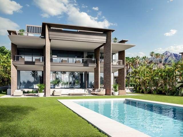 6 sypialnia Willa na sprzedaż w Marbella z basenem garażem - 8 800 000 € (Ref: 8200489)