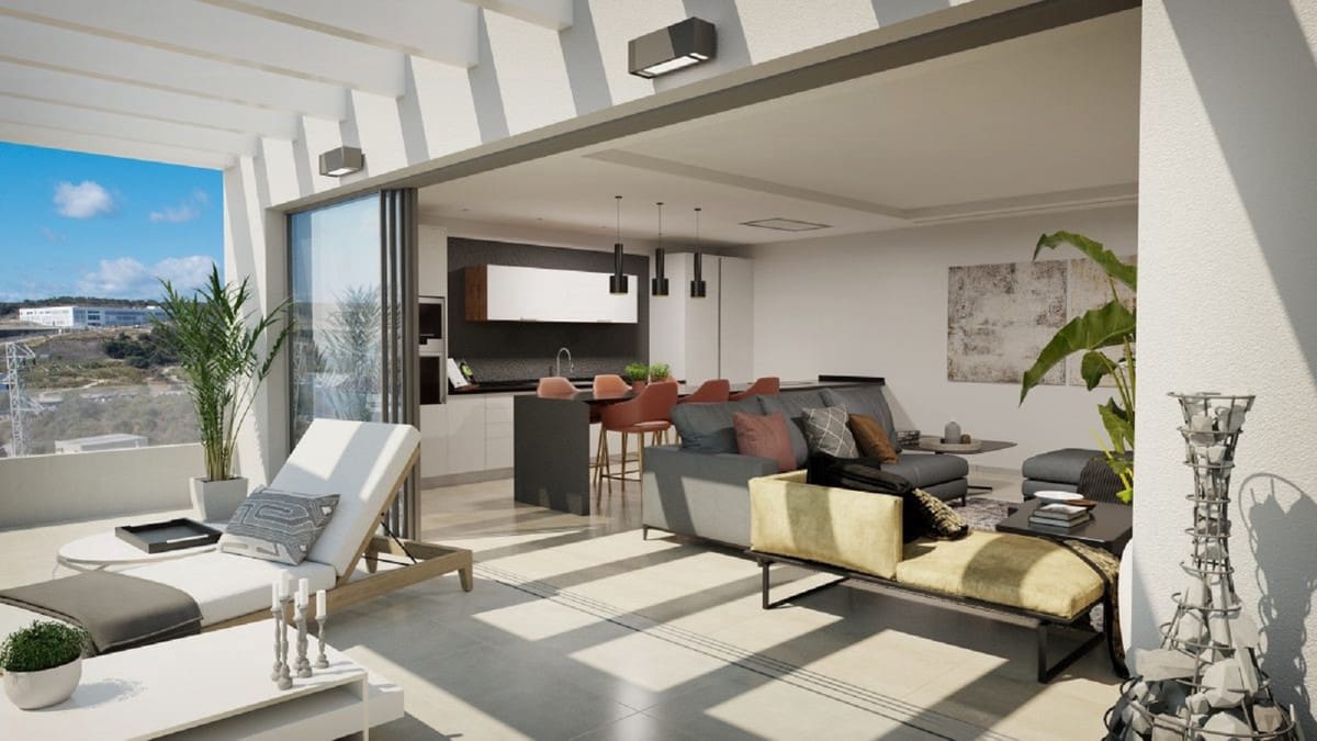 2 soverom Penthouse til salgs i Estepona med svømmebasseng garasje - € 975 000 (Ref: 9028724)