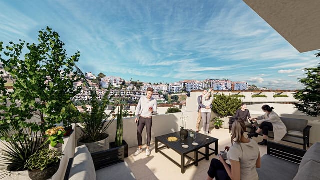 2 soverom Penthouse til salgs i Riviera del Sol, Mijas med svømmebasseng garasje - € 329 000 (Ref: 9163015)