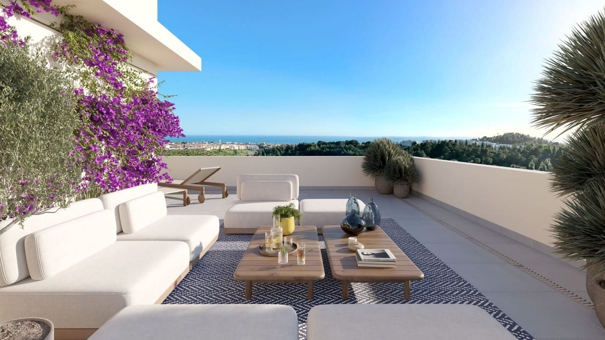 3 sypialnia Apartament na sprzedaż w Mijas Costa z basenem garażem - 480 000 € (Ref: 9736262)