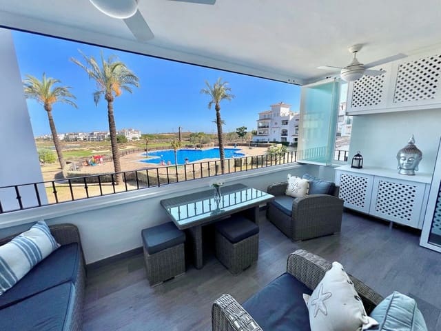 Apartamento de 2 habitaciones en Hacienda Riquelme Golf, Murcia ciudad en venta con piscina garaje - 175.000 € (Ref: 10000894)