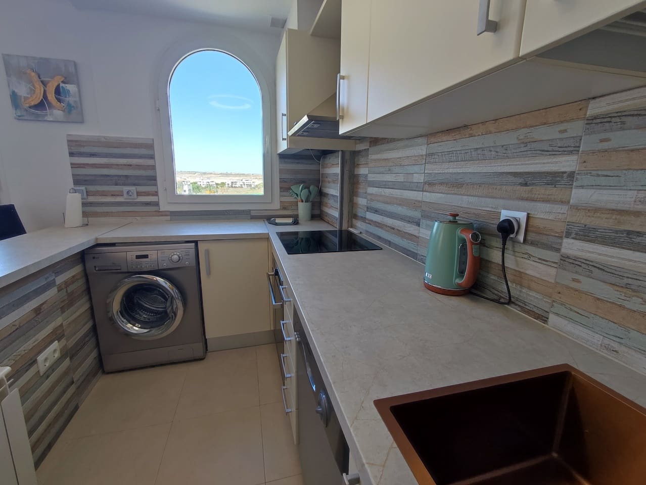 Apartamento de 2 habitaciones en Hacienda Riquelme en venta con piscina garaje - 189.000 € (Ref: 10004457)