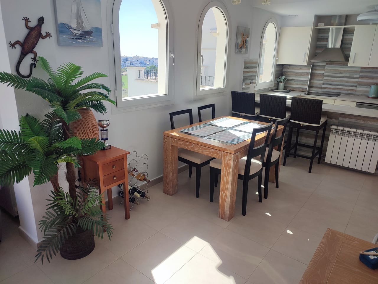 Apartamento de 2 habitaciones en Hacienda Riquelme en venta con piscina garaje - 189.000 € (Ref: 10004457)