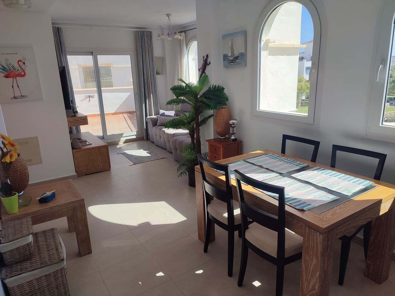 Apartamento de 2 habitaciones en Hacienda Riquelme en venta con piscina garaje - 189.000 € (Ref: 10004457)