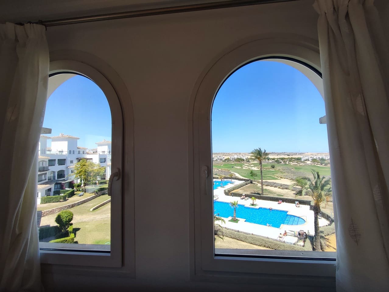 Apartamento de 2 habitaciones en Hacienda Riquelme en venta con piscina garaje - 189.000 € (Ref: 10004457)