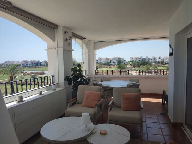 Apartamento de 2 habitaciones en Hacienda Riquelme Golf, Murcia ciudad en venta con piscina garaje - 189.500 € (Ref: 10048503)