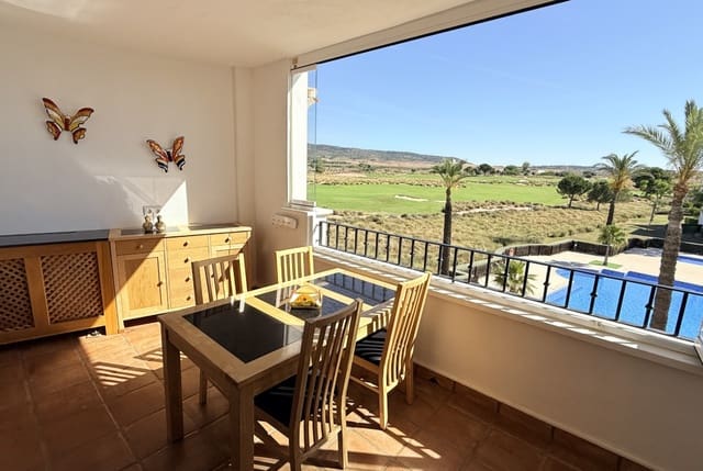 Apartamento de 2 habitaciones en Hacienda Riquelme Golf, Murcia ciudad en venta con piscina garaje - 138.500 € (Ref: 9987303)