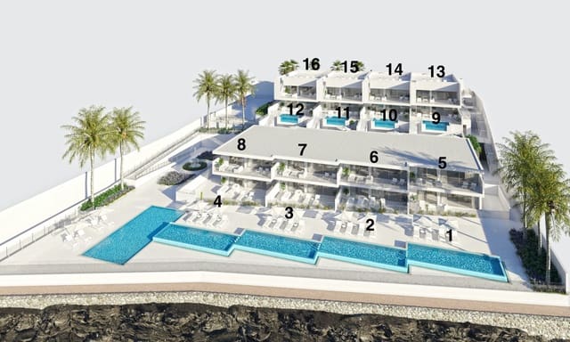 2 makuuhuone Huoneisto myytävänä paikassa Costa del Silencio, Arona mukana uima-altaan - 685 000 € (Ref: 7416744)