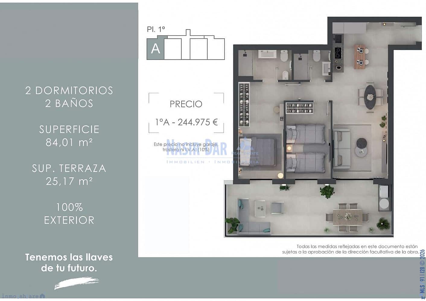 2 camera da letto Appartamento in vendita in Nerja con piscina garage - 225.975 € (Rif: 10038565)