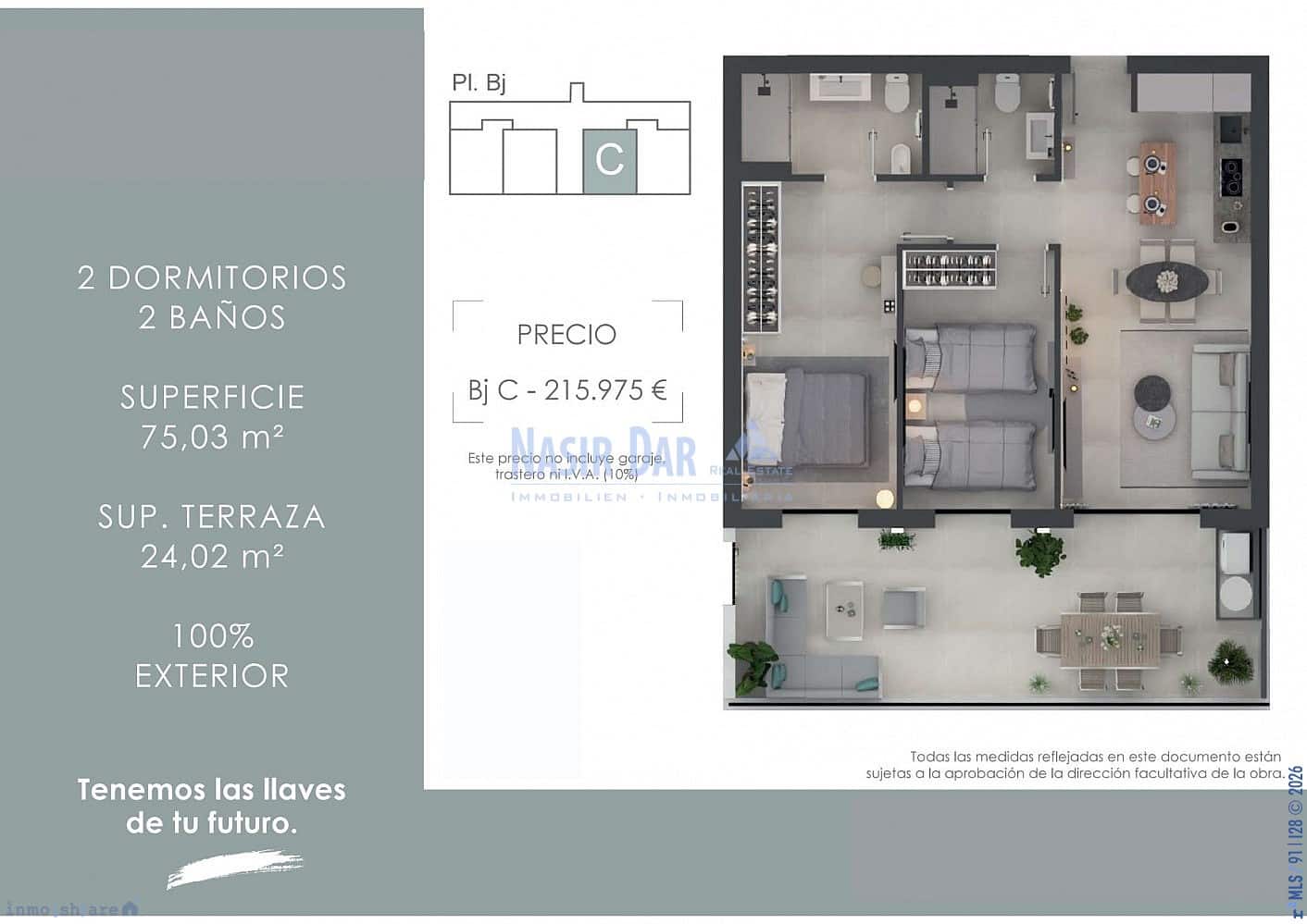 2 camera da letto Appartamento in vendita in Nerja con piscina garage - 225.975 € (Rif: 10038565)