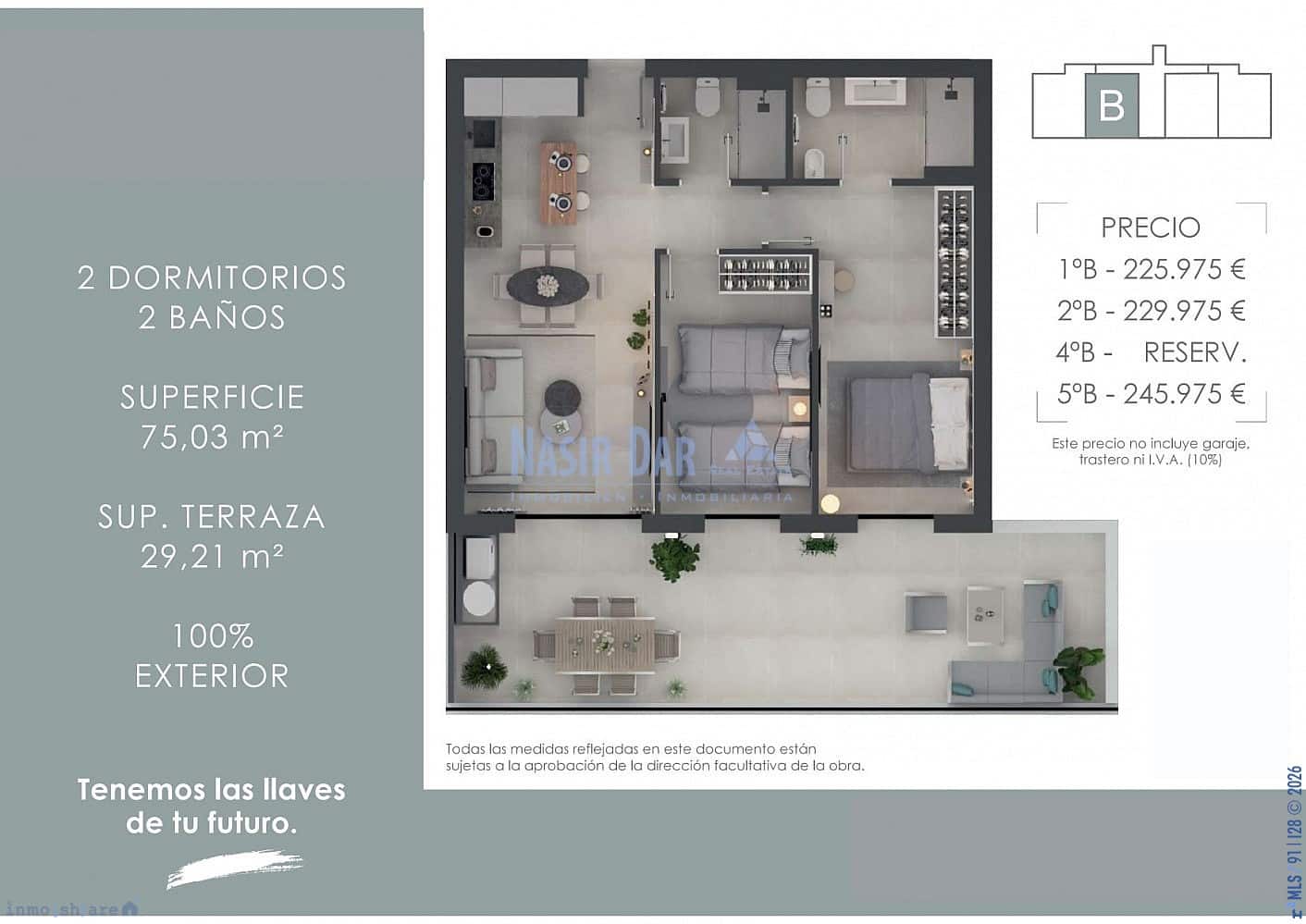 2 camera da letto Appartamento in vendita in Nerja con piscina garage - 225.975 € (Rif: 10038565)