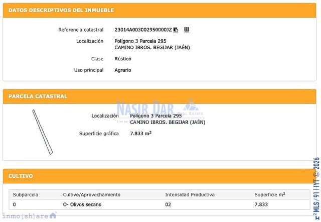 Terreno Non Edificato in vendita in Begíjar - 80.000 € (Rif: 9752474)