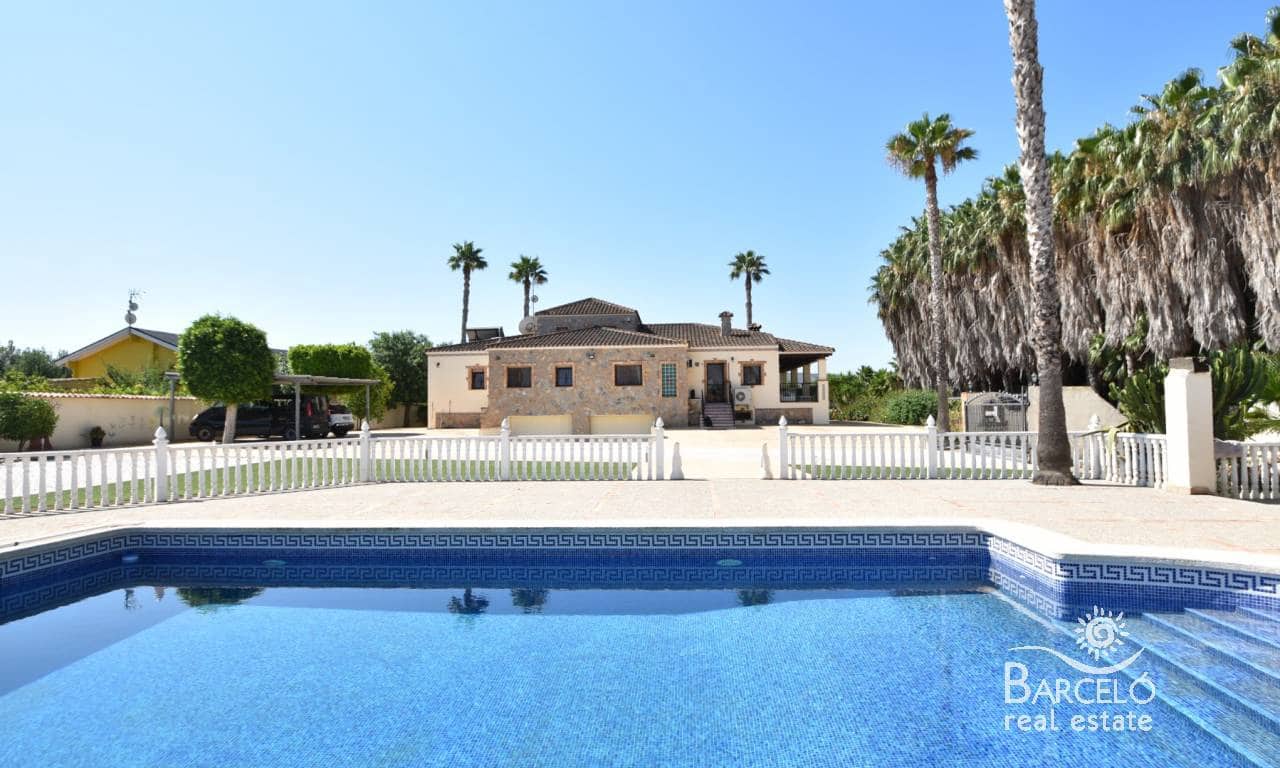 4 chambre Finca/Maison de Campagne à vendre à Bigastro avec piscine garage - 595 000 € (Ref: 7181629)