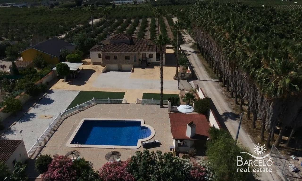 4 chambre Finca/Maison de Campagne à vendre à Bigastro avec piscine garage - 595 000 € (Ref: 7181629)