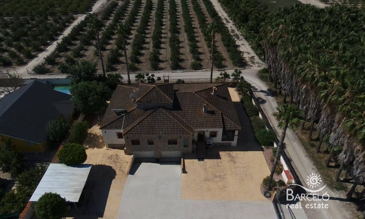 4 chambre Finca/Maison de Campagne à vendre à Bigastro avec piscine garage - 595 000 € (Ref: 7181629)