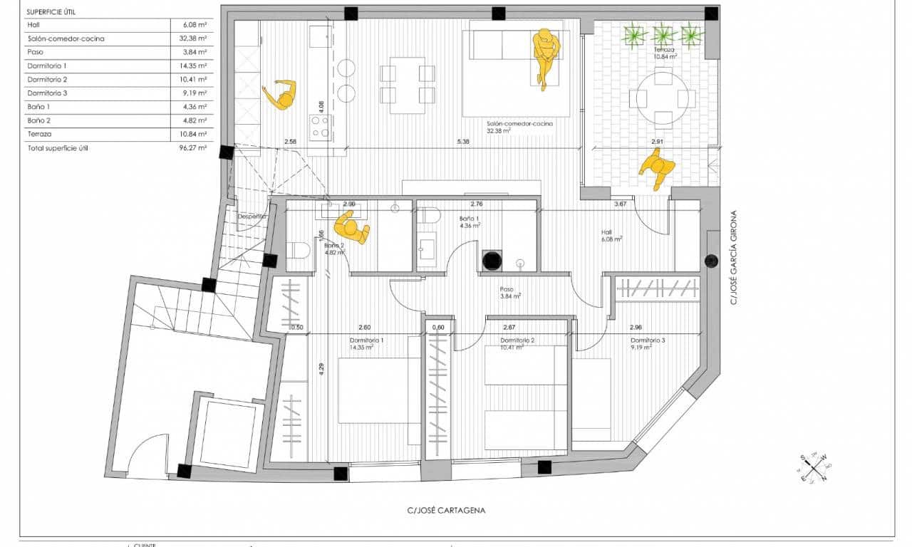 3 soveværelse Lejlighed til salg i Daya Nueva med swimmingpool - € 189.000 (Ref: 8465499)