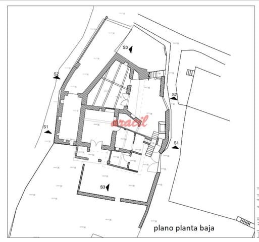 Finca/Hus på landet till salu i Coles - 55 000 € (Ref: 10108659)