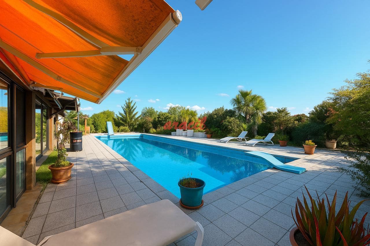 5 makuuhuone Huvila myytävänä paikassa Coles mukana uima-altaan 
autotalli - 400 000 € (Ref: 9321453)