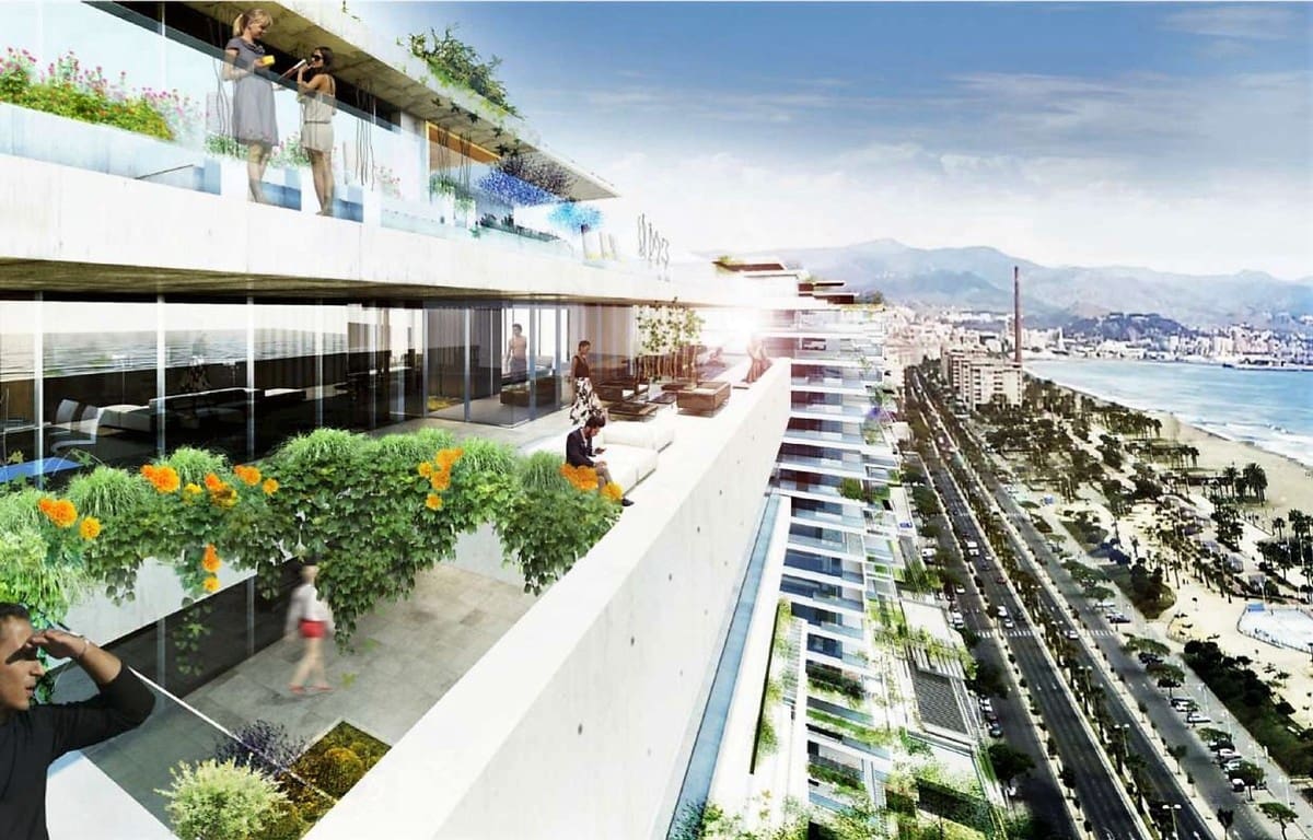 4 soverom Strandleiligheter til salgs i Malaga by med svømmebasseng garasje - € 2 405 000 (Ref: 5660235)