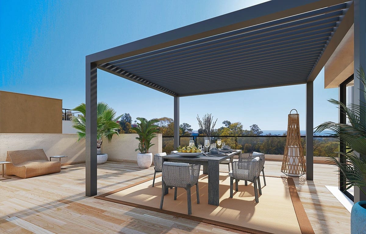 3 sypialnia Penthouse na sprzedaż w Nueva Andalucia z basenem garażem - 950 000 € (Ref: 6231118)