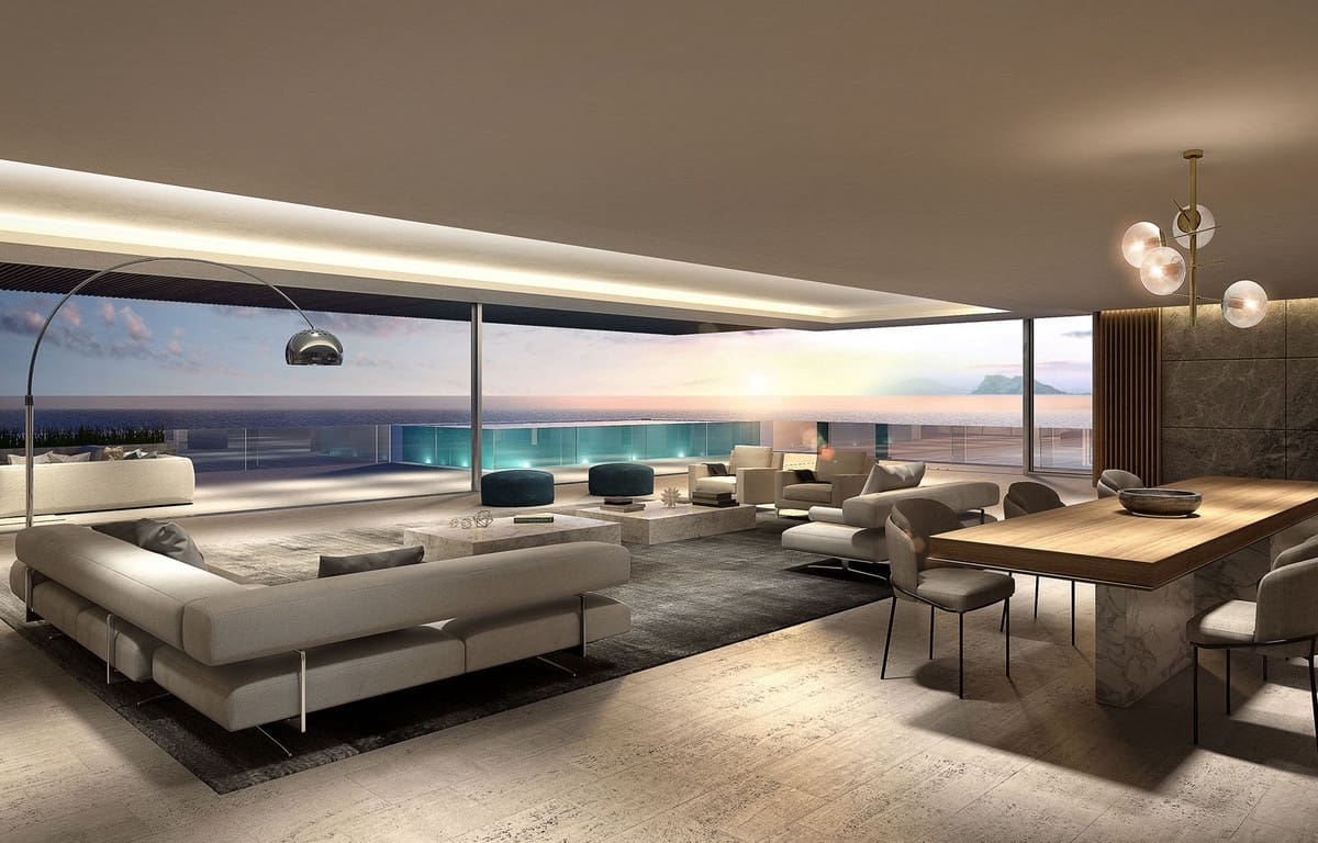 3 chambre Penthouse à vendre à Estepona avec piscine garage - 3 237 000 € (Ref: 6351838)