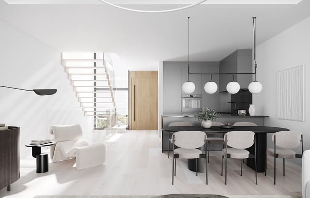 3 sypialnia Dom na sprzedaż w Riviera del Sol, Mijas z basenem garażem - 1 261 151 € (Ref: 6701689)