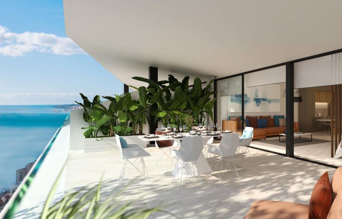 2 soverom Penthouse til salgs i Benalmadena Costa med svømmebasseng garasje - € 822 000 (Ref: 6840967)