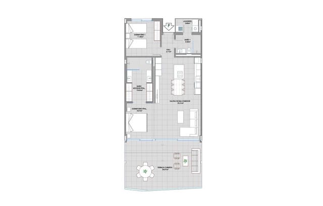 2 slaapkamer Penthouse te koop in Benalmadena Costa, Benalmádena met zwembad garage - € 822.000 (Ref: 6840967)