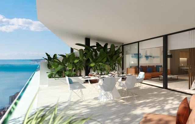 3 slaapkamer Penthouse te koop in Benalmadena Costa, Benalmádena met zwembad garage - € 2.048.000 (Ref: 6840970)