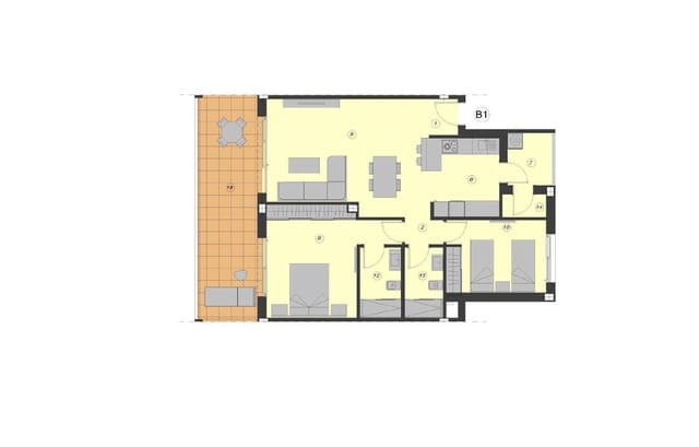 2 quarto Apartamento para venda em Málaga cidade com piscina garagem - 720 000 € (Ref: 6869266)