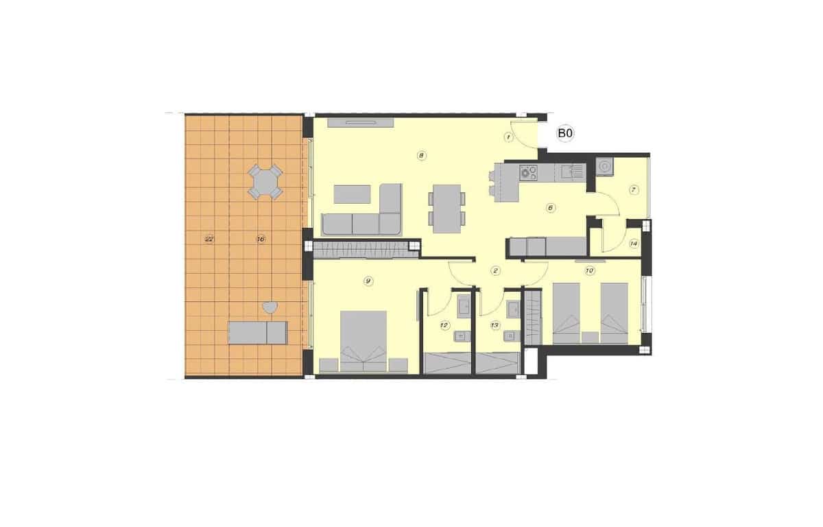 2 quarto Apartamento para venda em Malaga cidade com piscina garagem - 720 000 € (Ref: 6869266)