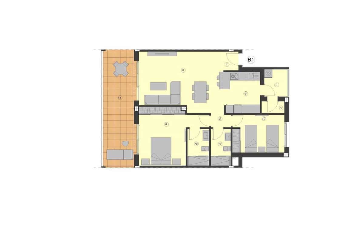 2 sypialnia Apartament na sprzedaż w Miasto Malaga z basenem garażem - 720 000 € (Ref: 6869266)