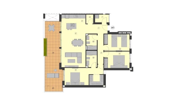 2 quarto Apartamento para venda em Málaga cidade com piscina garagem - 720 000 € (Ref: 6869266)